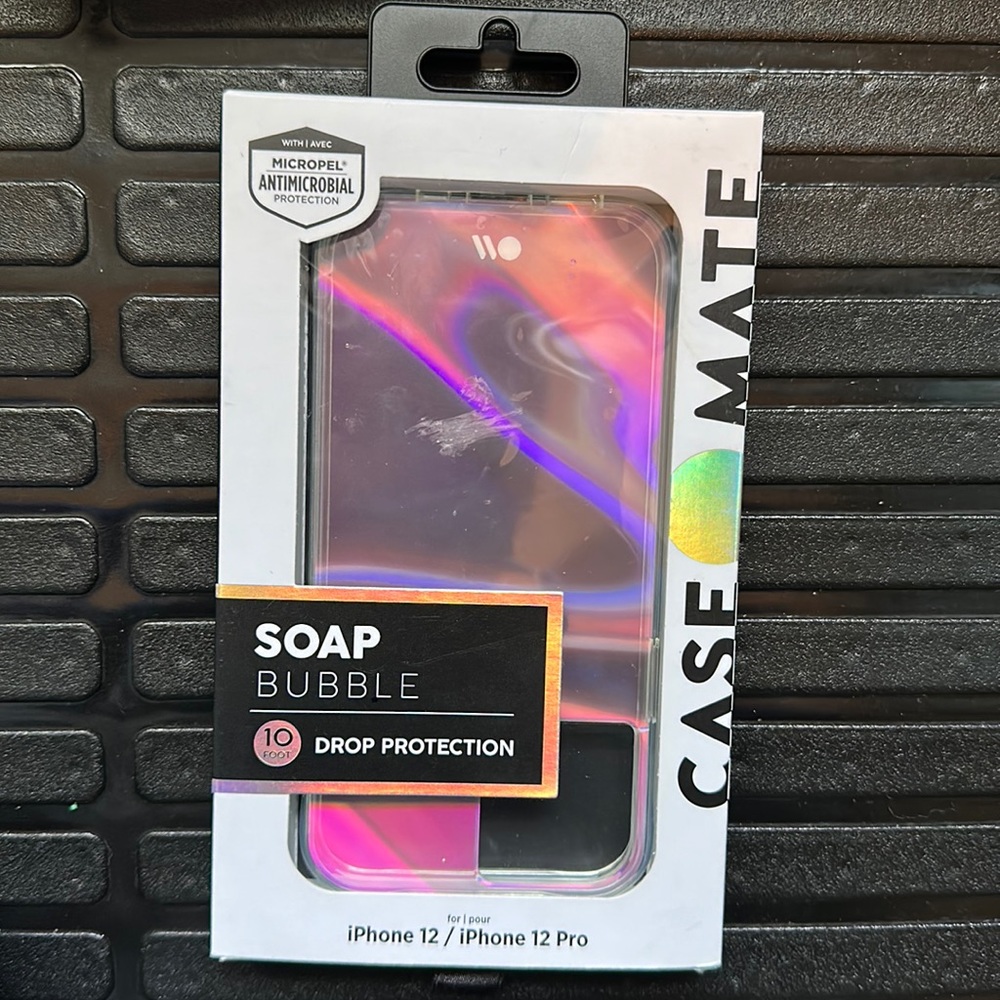 IPHONE 12 / 12 PRO SOAP BUBBLE CASE - BRAND NEW